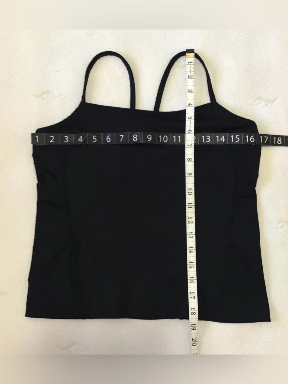 Everlast Womens Medium Black Athletic Tank Top Nylon Spandex Built in Bra